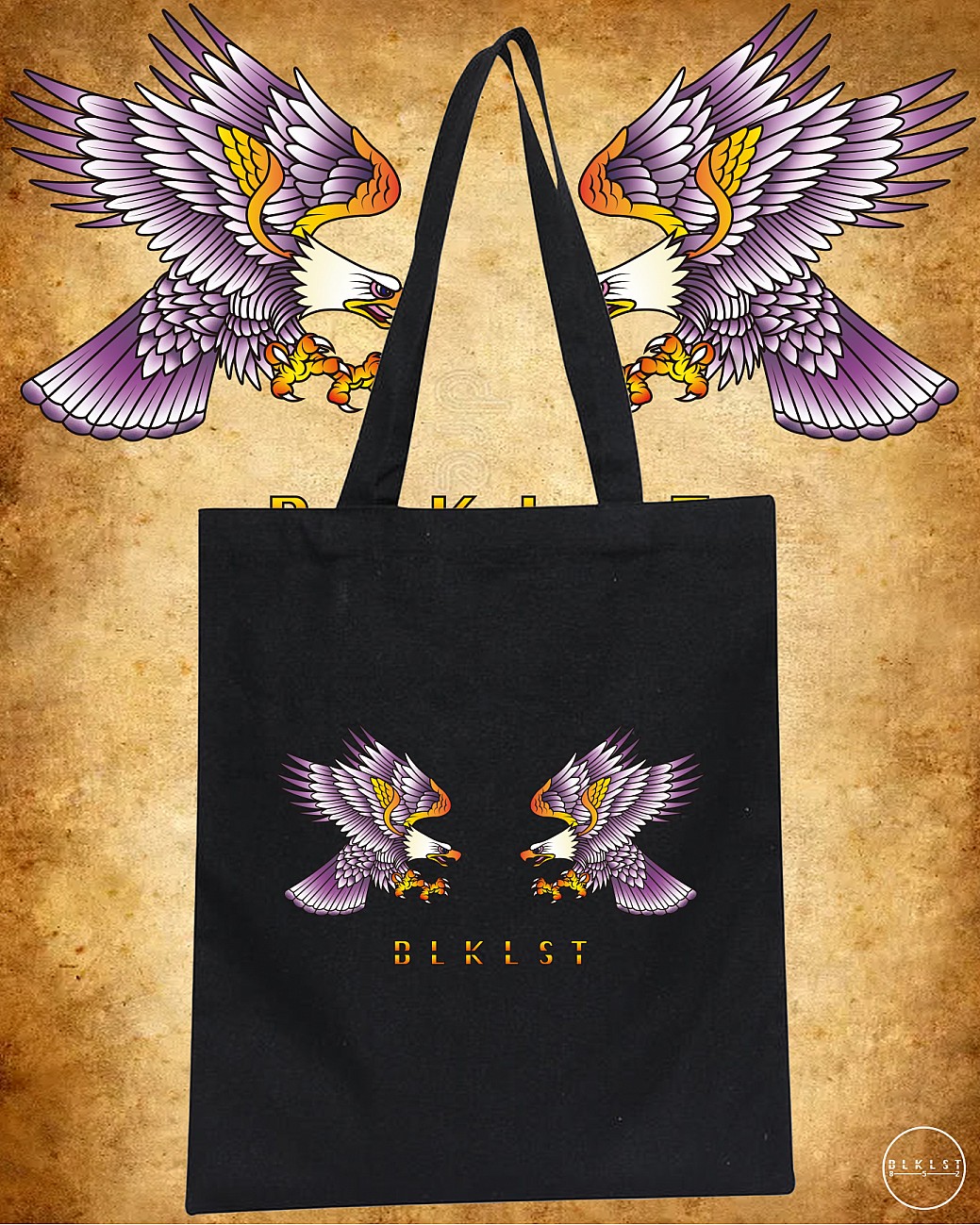 心口兩隻鷹 TOTE BAG