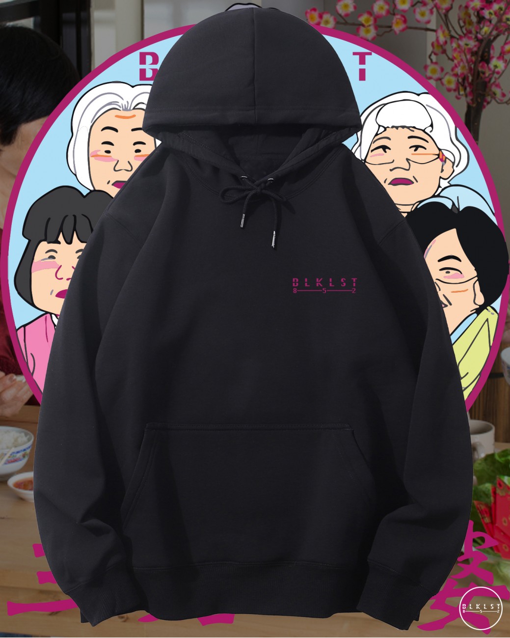 8 BITCHES HOODIE