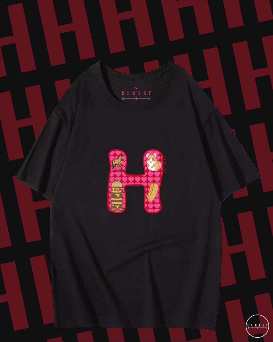 LETTER H TEE