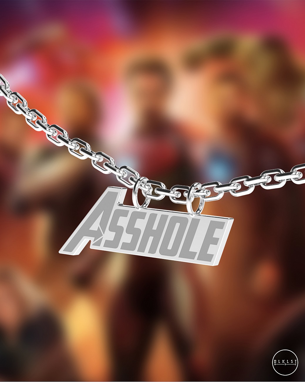 ASSHOLE吊墜