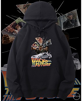 回到未來連帽衛衣