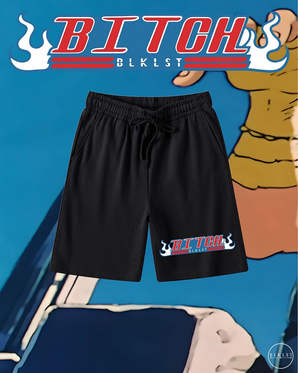BITCH COTTON SHORTS