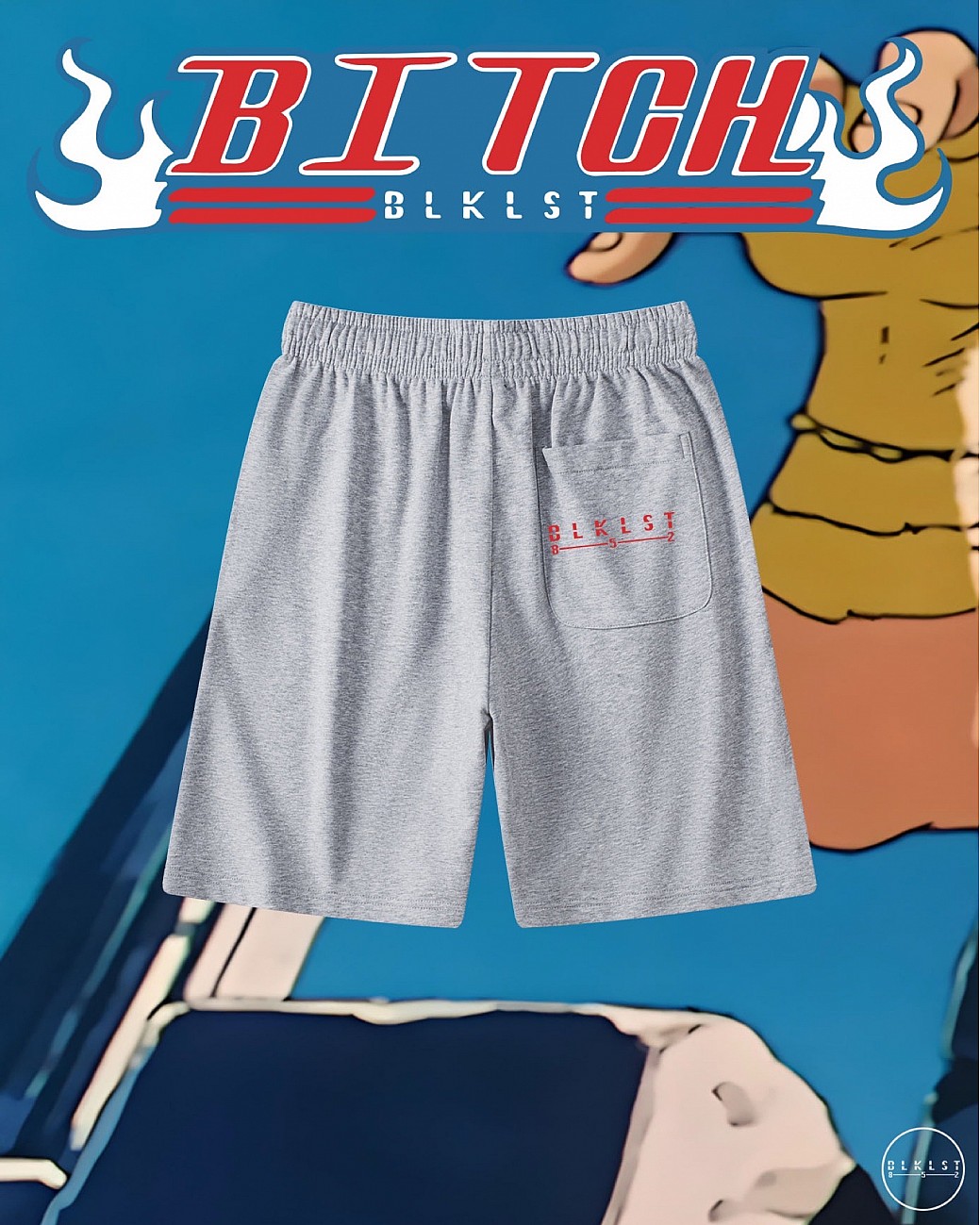BITCH COTTON SHORTS
