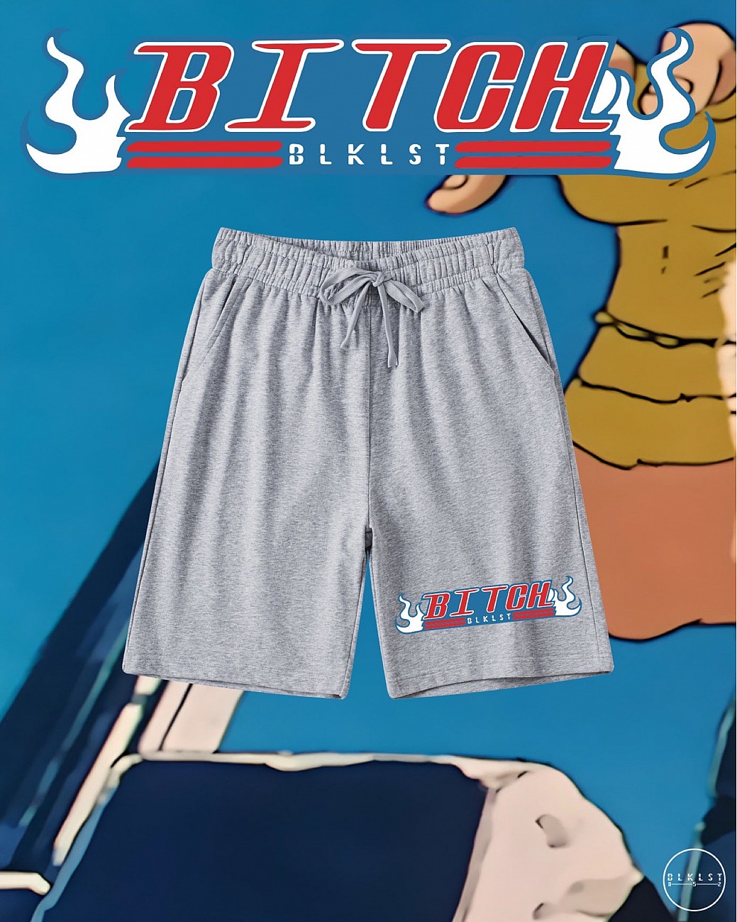 BITCH COTTON SHORTS
