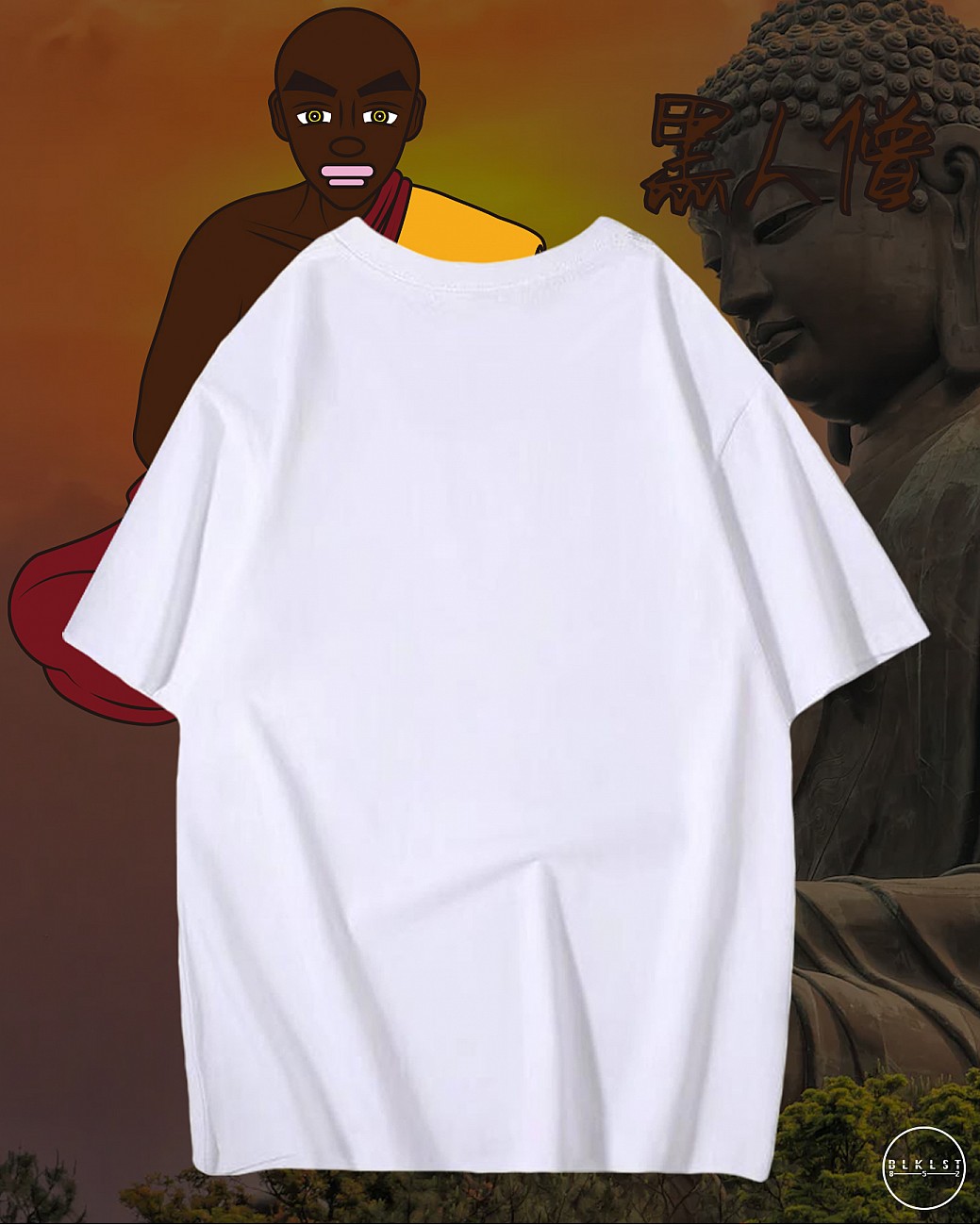 BLACK MONK TEE