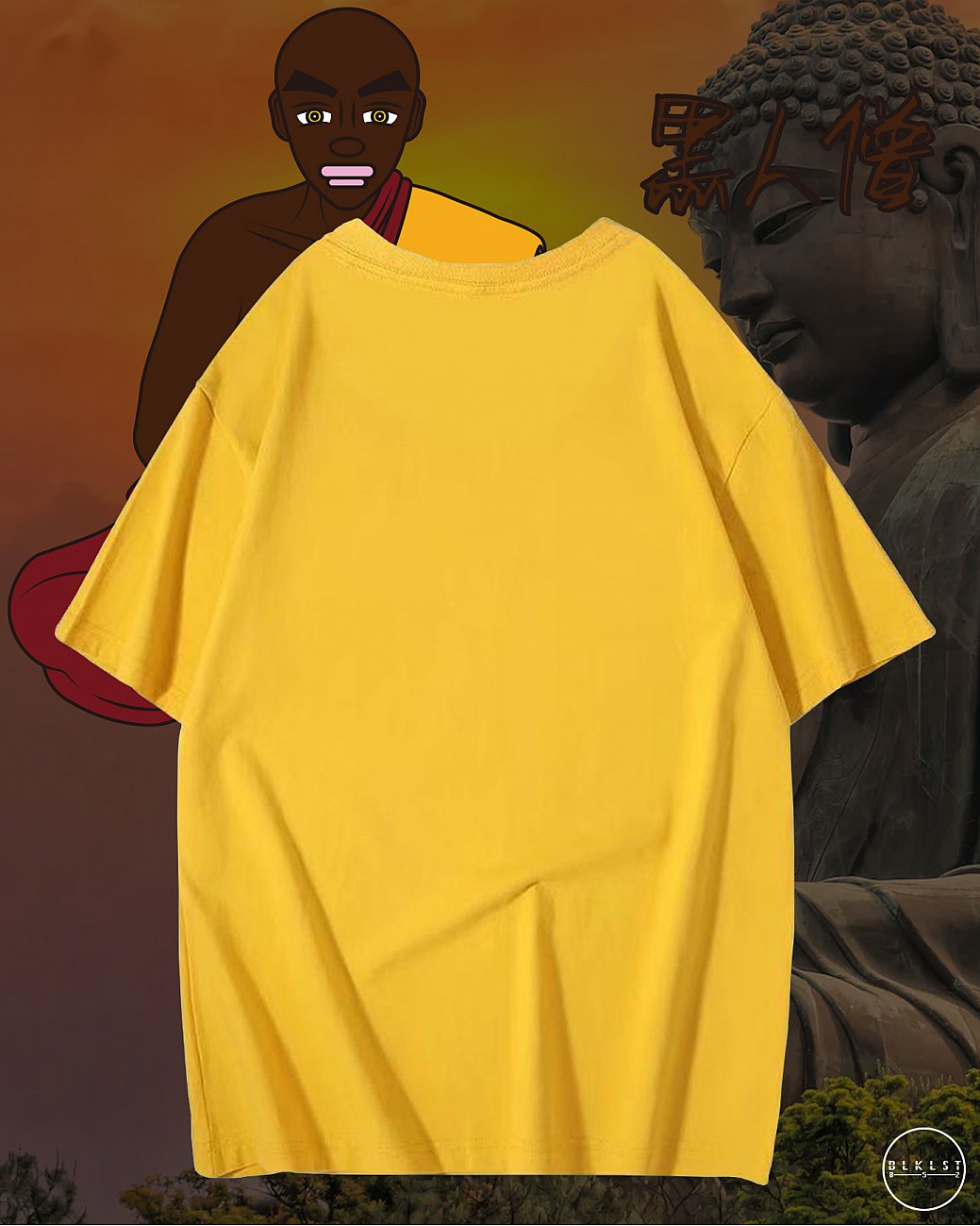 BLACK MONK TEE