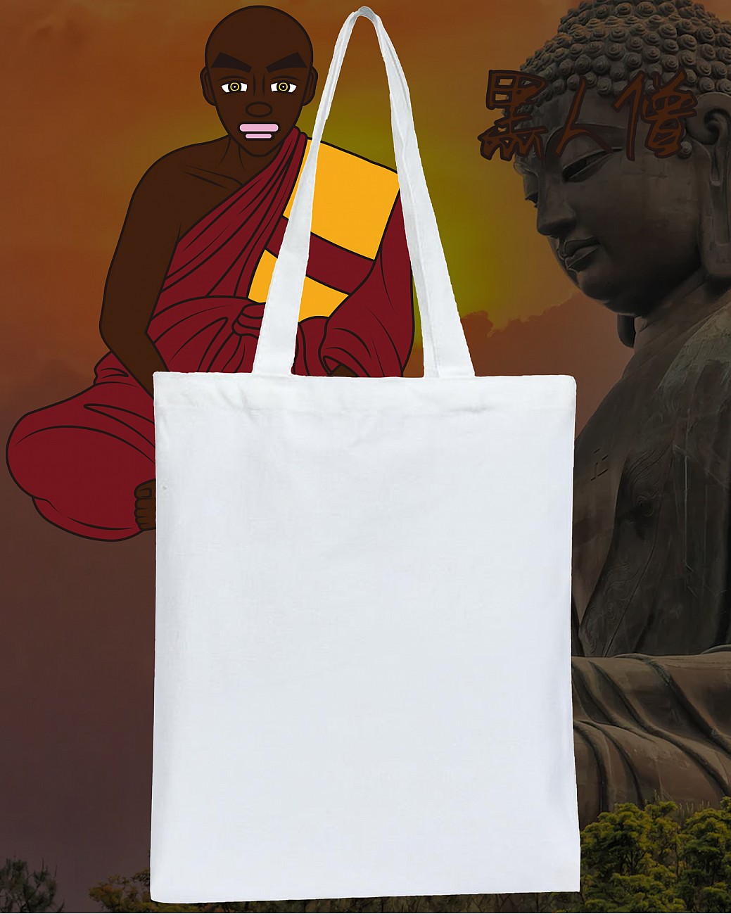 黑人僧 TOTE BAG