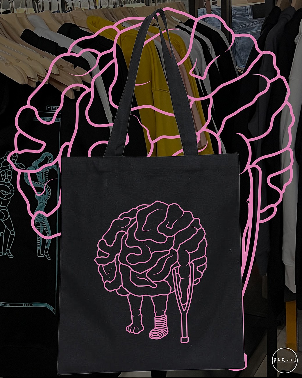 你個腦跛咗 TOTE BAG