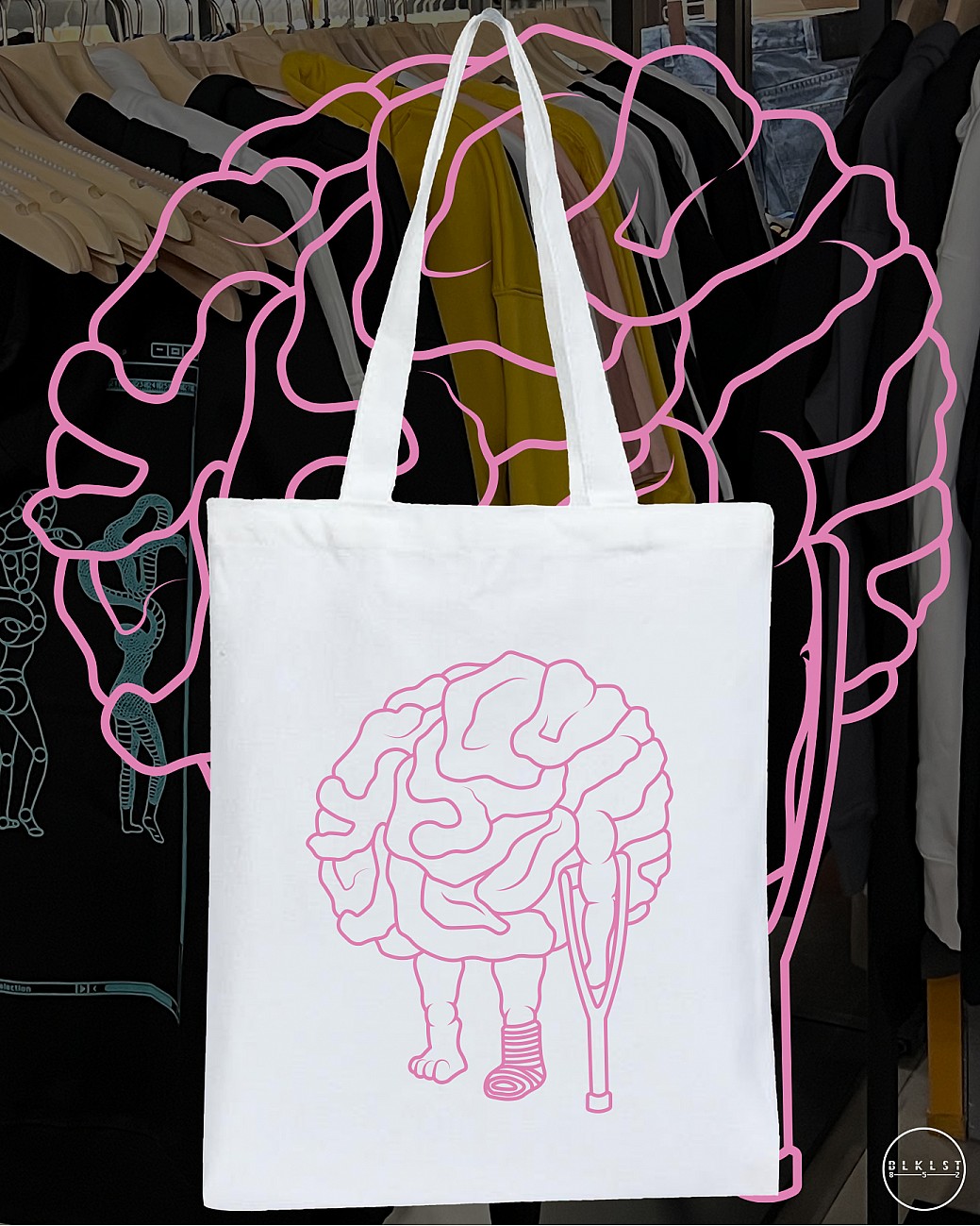 你個腦跛咗 TOTE BAG