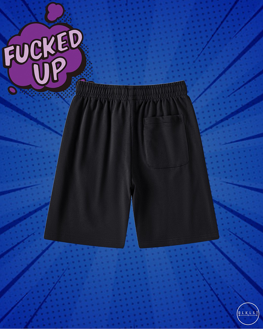 FUCKED UP COTTON SHORTS