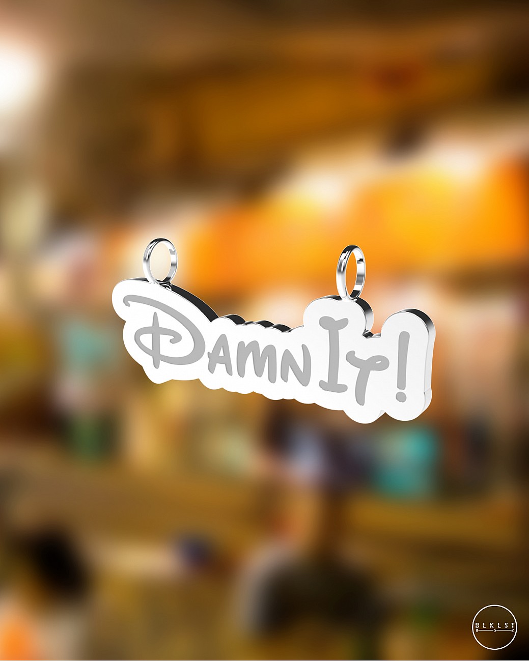 DAMN IT吊墜