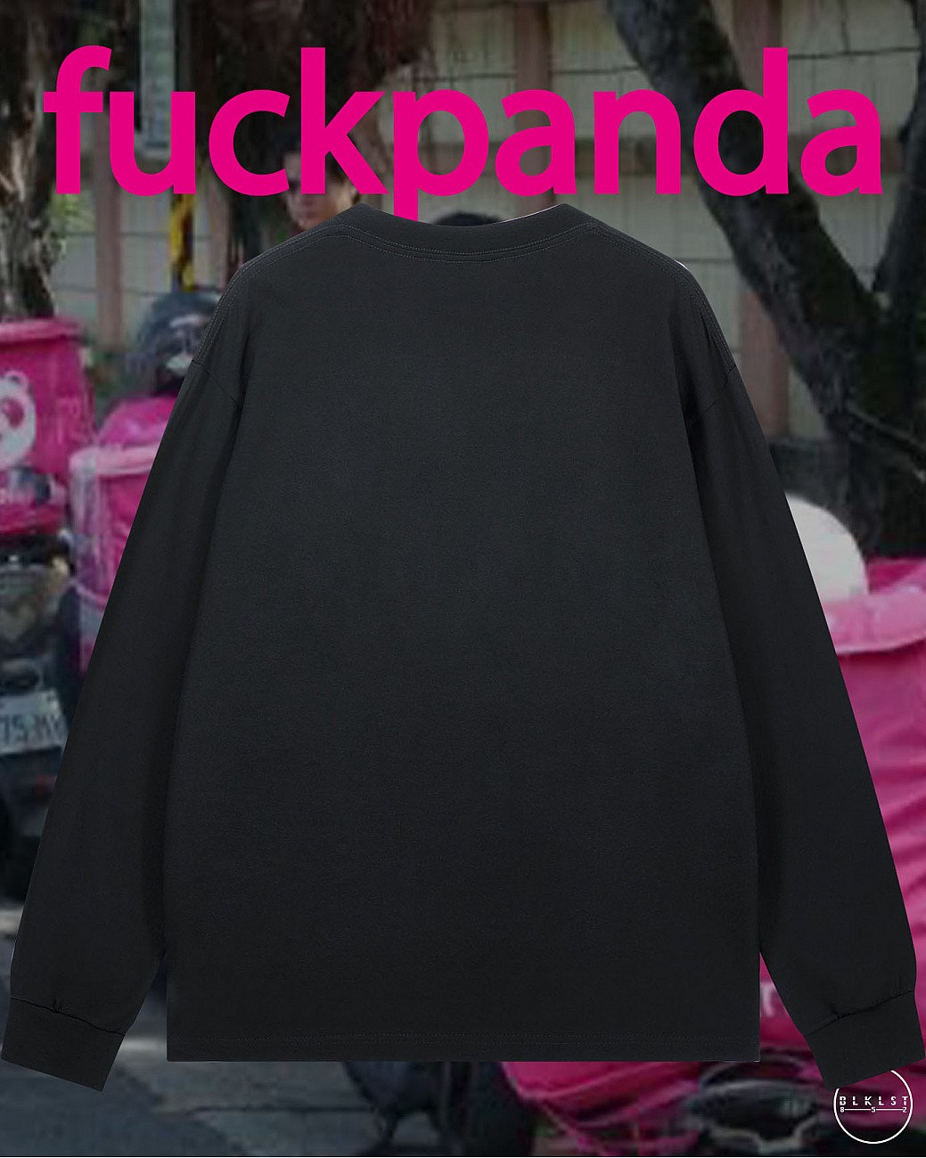 FUCK PANDA長袖T恤