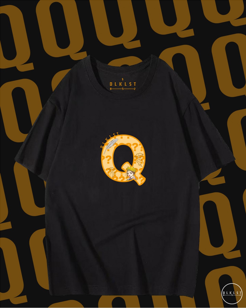 LETTER Q T恤