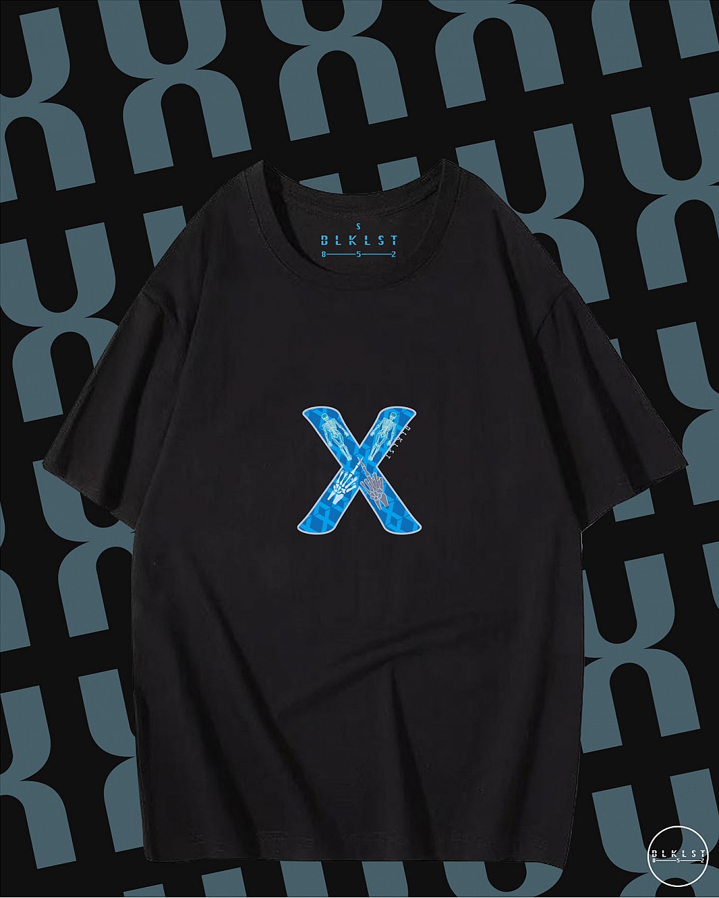 LETTER X T恤