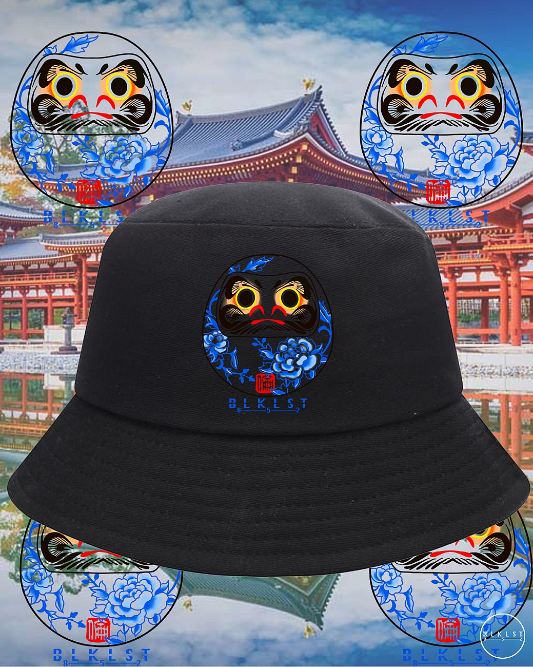 青花瓷達摩 BUCKETHAT