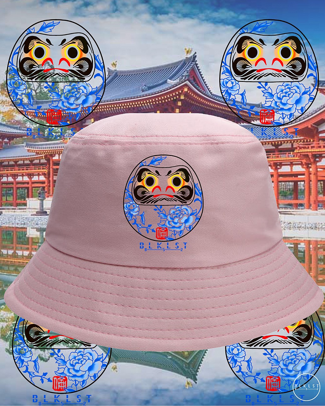 青花瓷達摩 BUCKETHAT