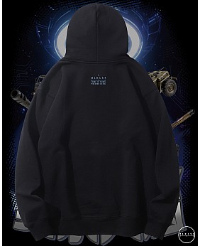 吳京大腦連帽衛衣