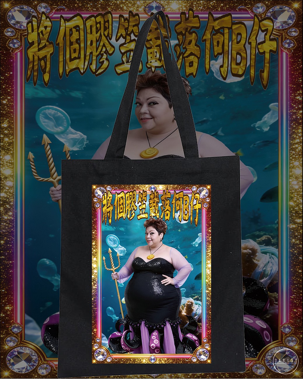 將個膠笠載落何B仔 TOTE BAG