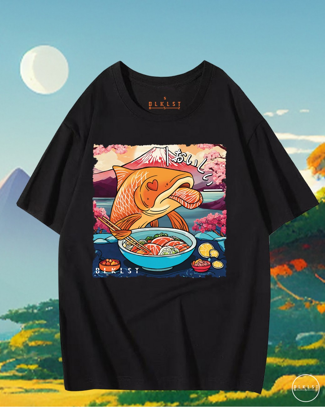 三文魚食三文魚T恤