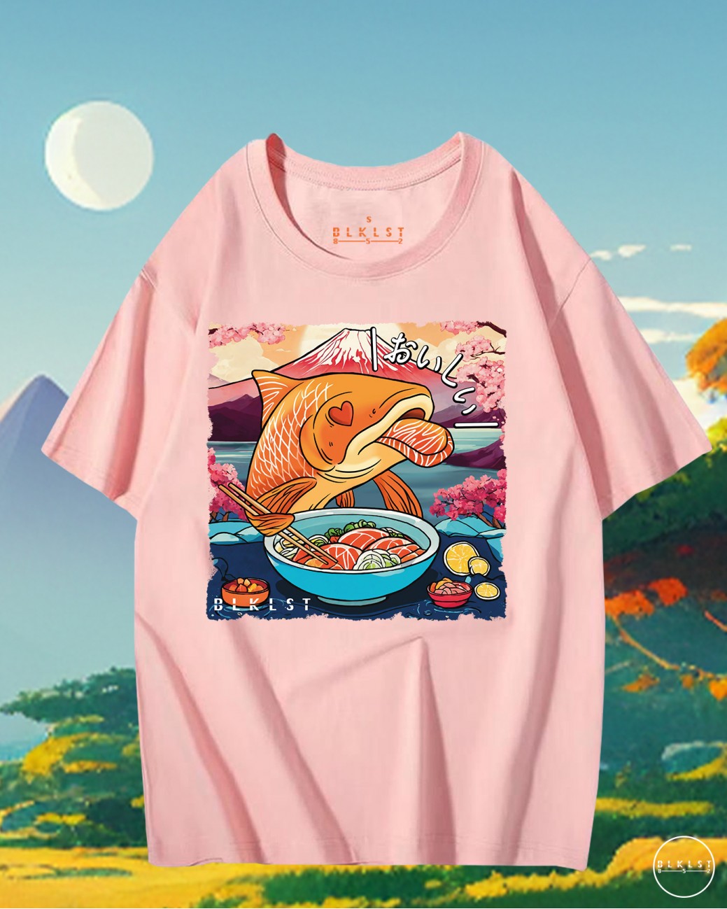 三文魚食三文魚T恤