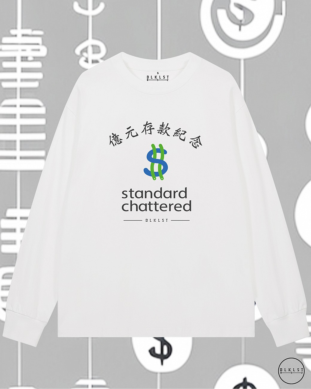 STANDARD CHATTERED長袖T恤