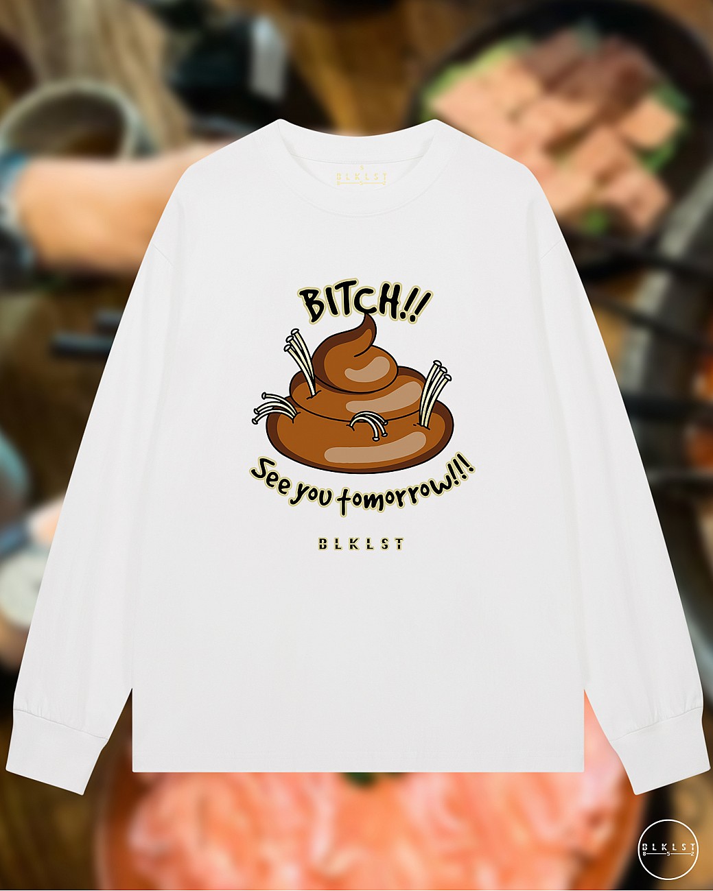 金菇與屎長袖T恤