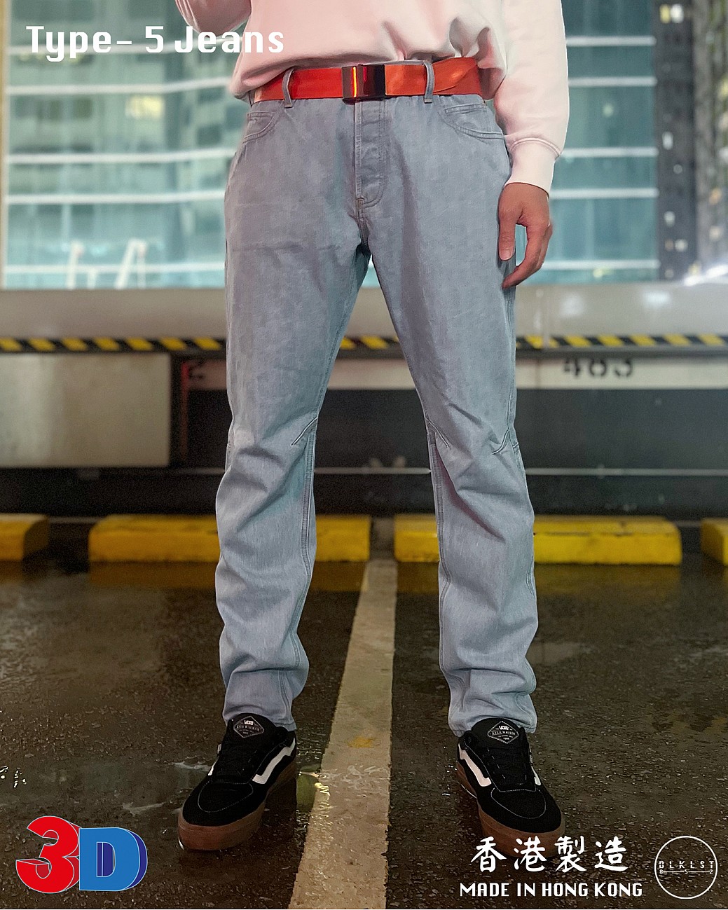 TYPE-5 3D JEANS - REDLINE