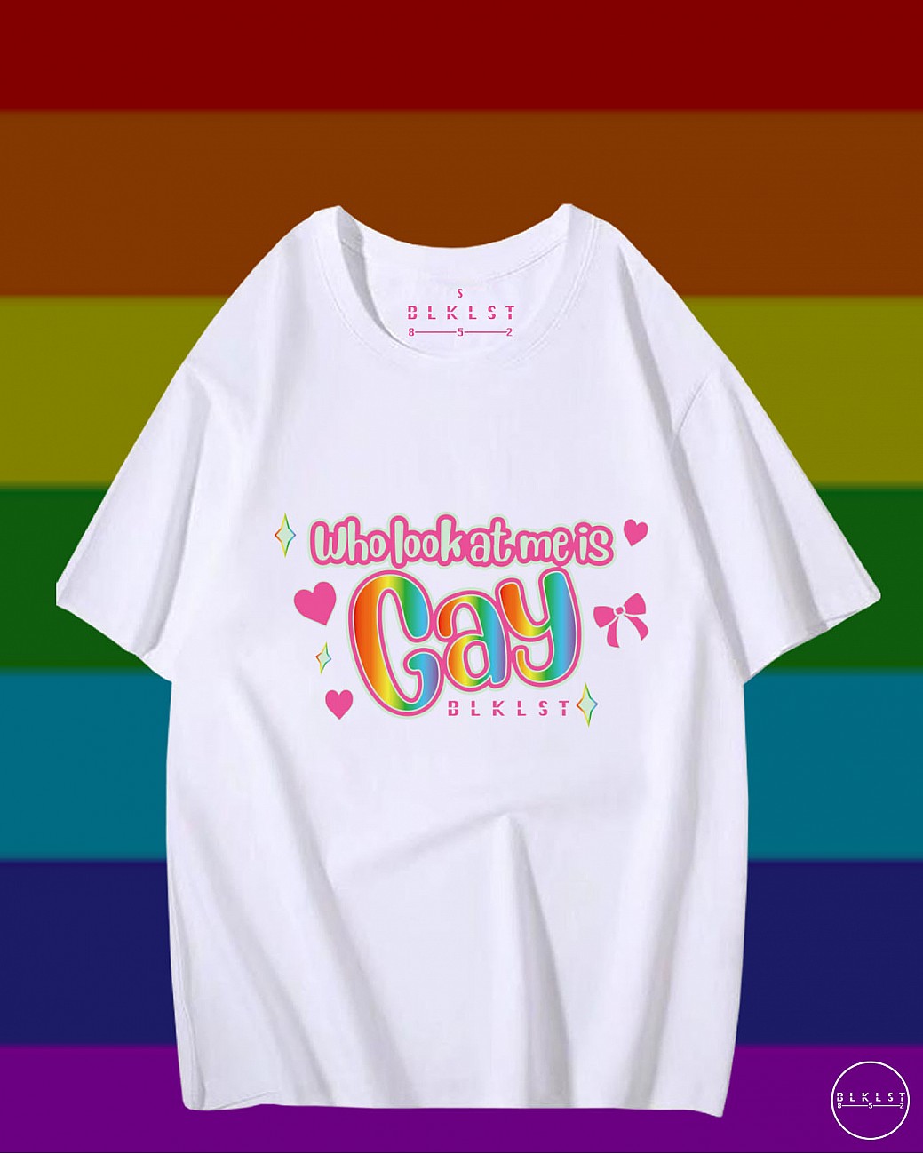 WHO LOOK AT ME IS GAY T恤