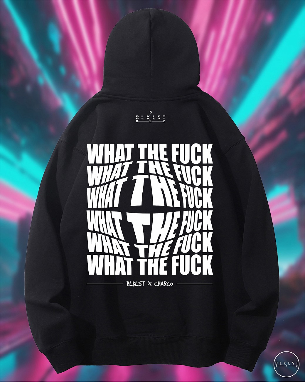 WHAT THE FUCK連帽衛衣